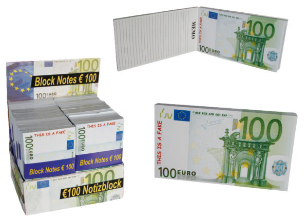 100 Euros Notepad