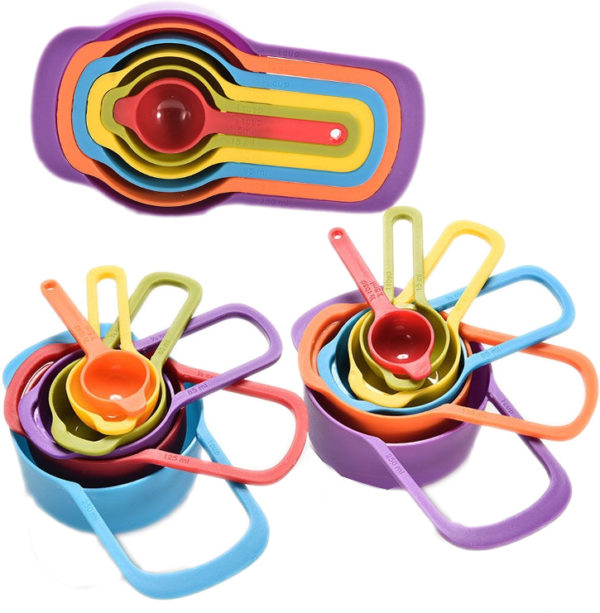 6 x Colorful Measuring Cups 7.5, 15, 60, 80, 125, 250ml