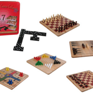 7 x Solid Wood Game Collection