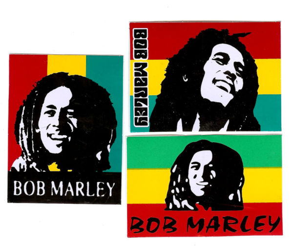 Bob Marley 8cm Stickers