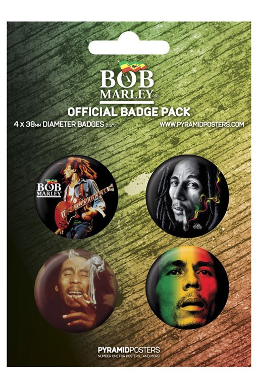 Bob Marley Large Badge Pack