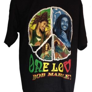 Bob Marley Peace Symbol One Love T-Shirt
