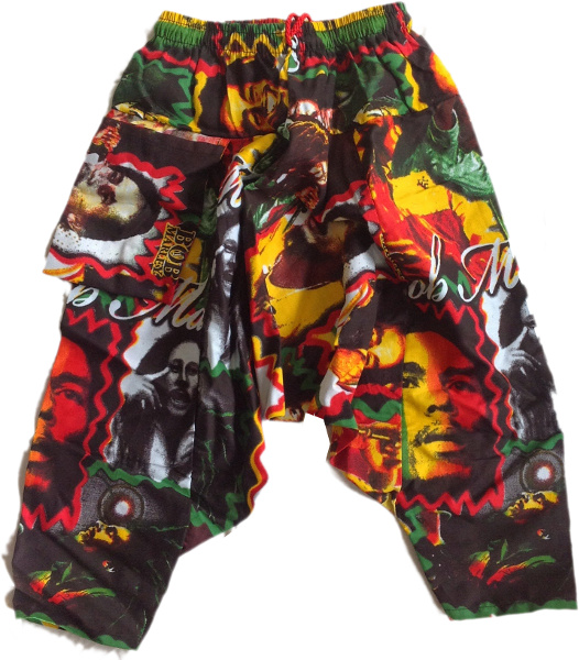 Bob Marley Rasta Harem Pants - Boy