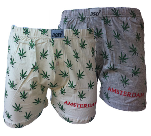 Boxer Marijuana Leaf Amsterdam