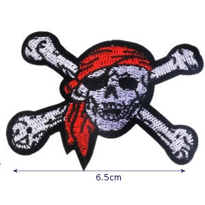 Buccaneer with Red Bandanna Patch