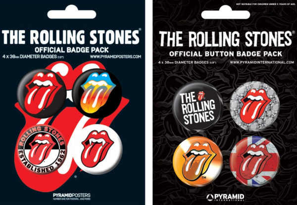 Button Badge 38mm Rolling Stones