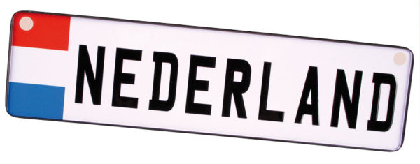 Car Plate Nederland