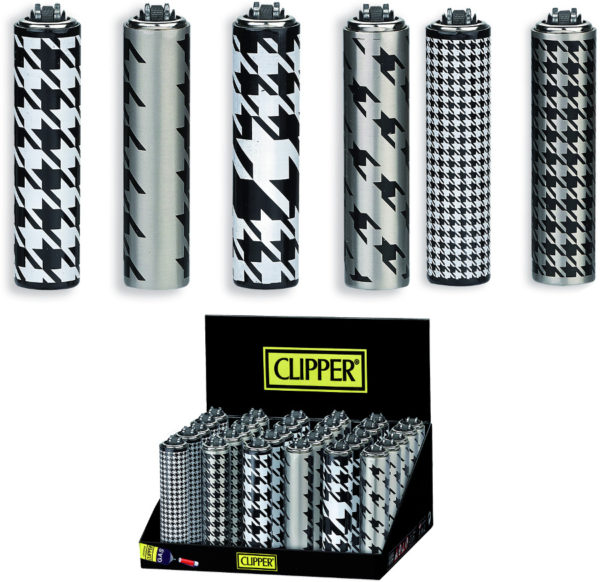Clipper Micro Metal Case Dog Tooth