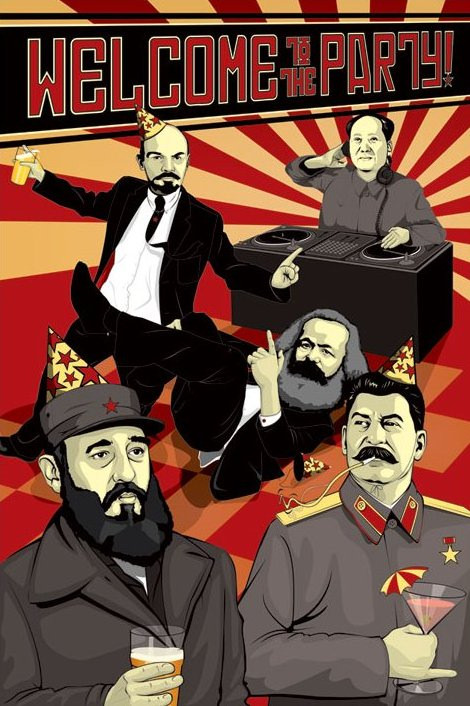 Communist Leader Poster