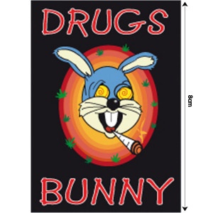 Drugs Bunny Magnet