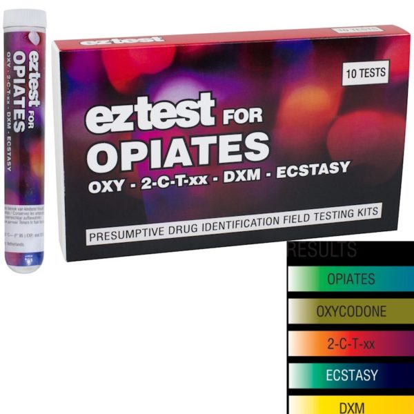EZTest Kit for Opiates, DXM and Ecstasy