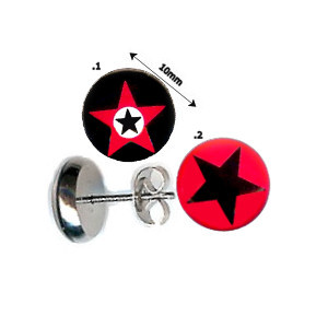 Ear Ring Red Star