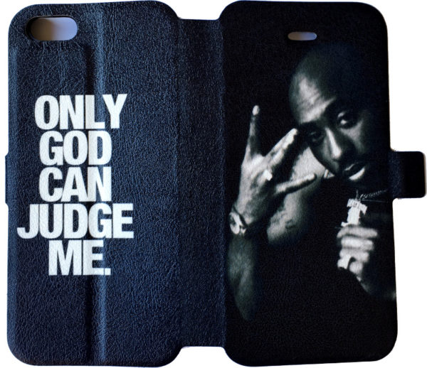 Flip Leather iPhone 5-5s Case Tupac