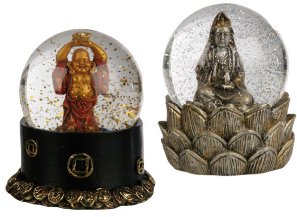 Glitter Globe Buddha