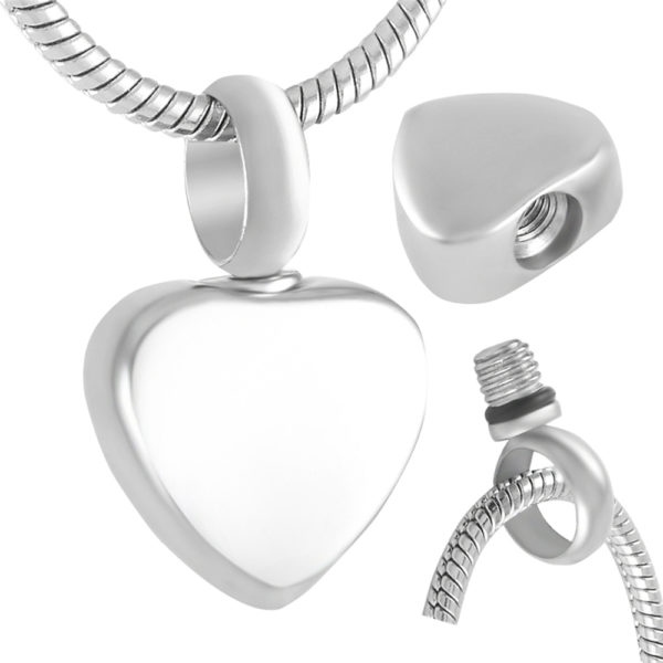 Heart shaped hollow pendant
