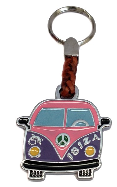 Ibiza & Peace Volkswagen Transporter Keychain