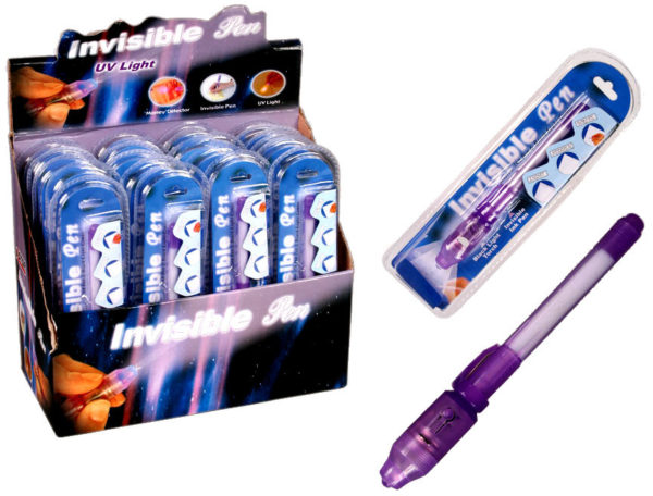 Invisible Pen with Black Light