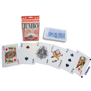 Jumbo Palying Cards 96 x 142mm