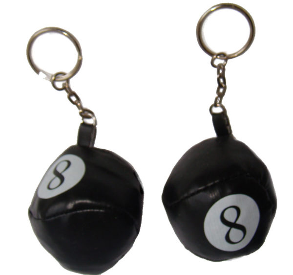 Key Ring Black 8 - Soft
