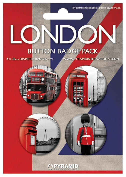 London's photos Large Badge Pack