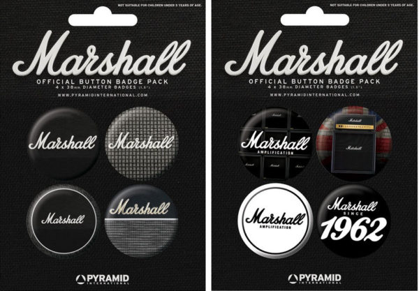 Marshall Amps Large Badge Pack