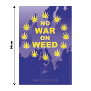 No War on Weed Zip Bags 60x40mm