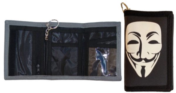 Nylon Wallet with Chain Anonymous