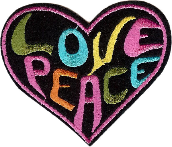 Peace Love Writing Patch