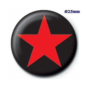 Pin Badge Red Star