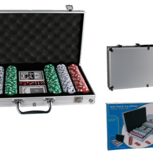 Poker Set in Alum. Case - 300 chips