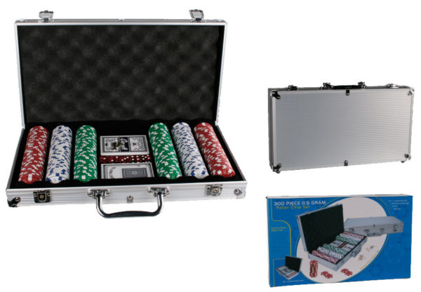 Poker Set in Alum. Case - 300 chips