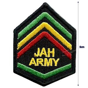 Rasta Shoulder Sleeve Insignia Jah Army