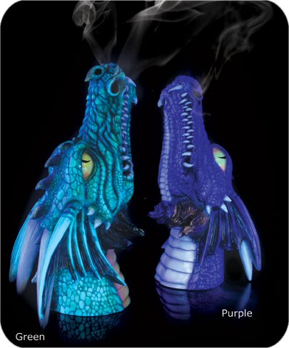 Smoking Dragon Incense Burner - UV Active
