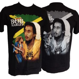 T-Shirt Bob Marley w Jamaica Flag