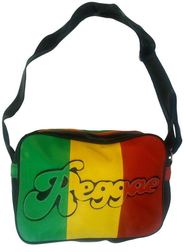Vinyl Messenger Bag Rasta Reggae