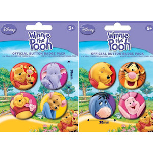 Winnie-the-Pooh Large Badge Pack