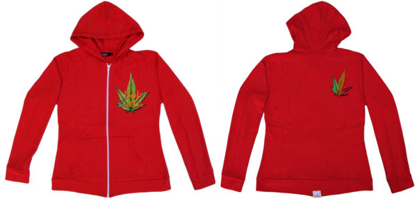 Woman Jacket Bob Marley & Marijuana Leaves T-Shirt [HAR]