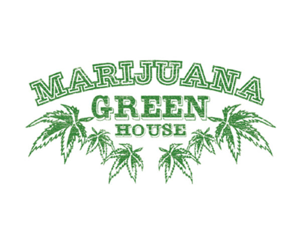 Marijuana Green House White Tee-Shirt