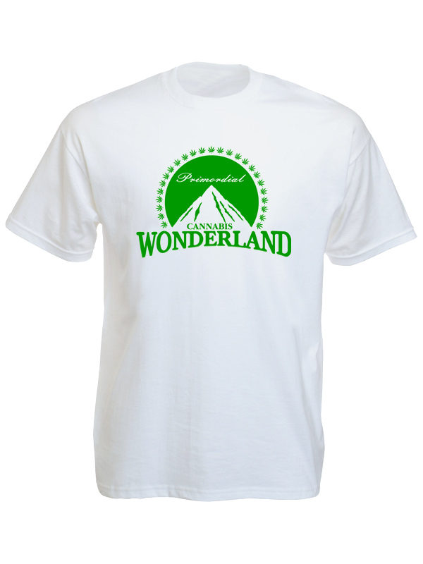 Paramount Wonderland Cannabis White Tee-Shirt