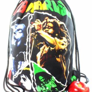 Rasta Drawstring Backpack Bob Marley Live Concert