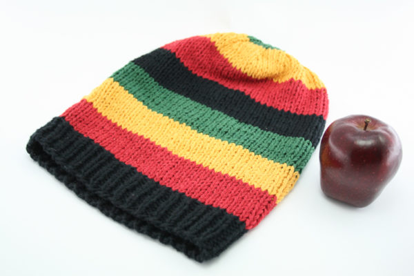 Slouchy Beanie 4 Colors Large Stripes