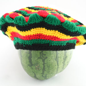 Rasta Shop Rasta Tam Mexican Style Handknitted Hat for Dreadlocks