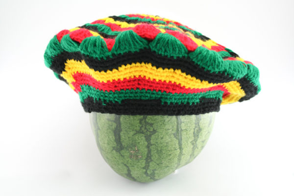 Rasta Shop Rasta Tam Mexican Style Handknitted Hat for Dreadlocks
