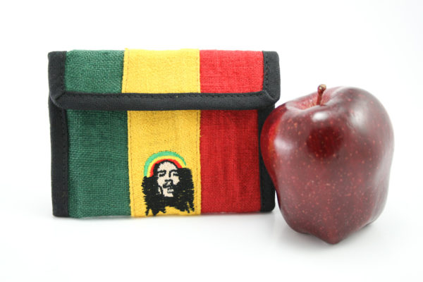 Wallet Bob Marley Zip 5x4 inches