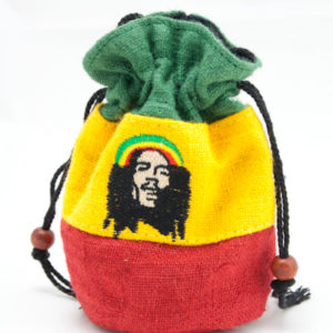 Bob Marley Hemp Purse 4x5 inches