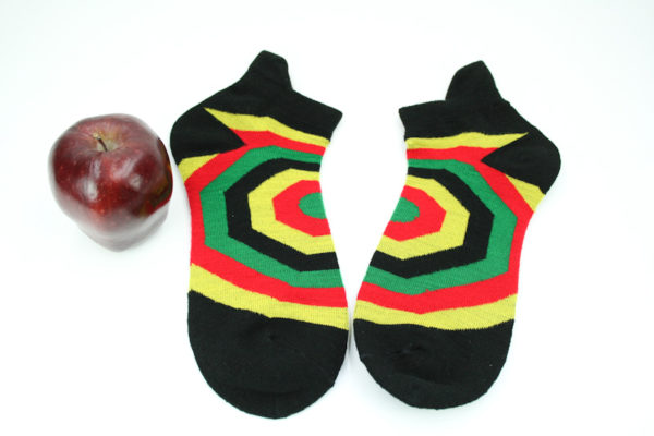 Black Rasta Colors Socks