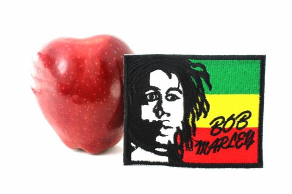 Iron-on Patch Bob Marley Portrait Sew-on Patch Stitch-on Patch Rasta