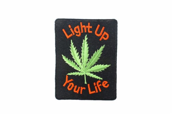 Iron-on Patch Light Up Your Life Sew-on Patch Stitch-on Patch Rasta colors