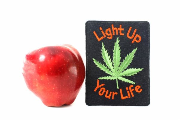 Iron-on Patch Light Up Your Life Sew-on Patch Stitch-on Patch Rasta colors