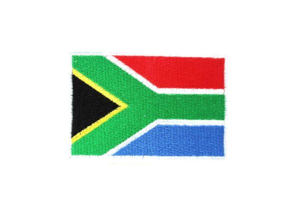 Iron-on Patch South-Africa Flag Sew-on Patch Stitch-on Patch Rasta colors